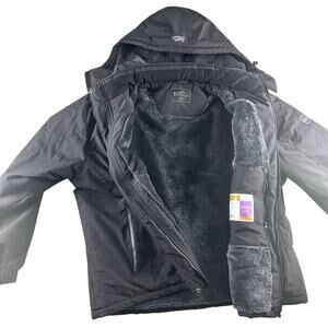 Women's‎ Ski Jacket - Pooluly - Waterproof Hooded Snowboarding 2xl